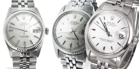 rolex datejust 1603 vs 16030.